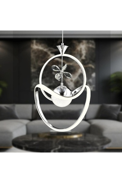 RSCOLLECTIONS Modern Sarkıt 3 Renk Toplu Led Avize Hol Antre , Çocuk Odası ,Oturma Odası Ledli Avize