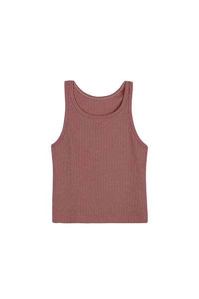 ŞahTan Thick Strap Cotton Crop Women's Short Undershirt and Slip Set