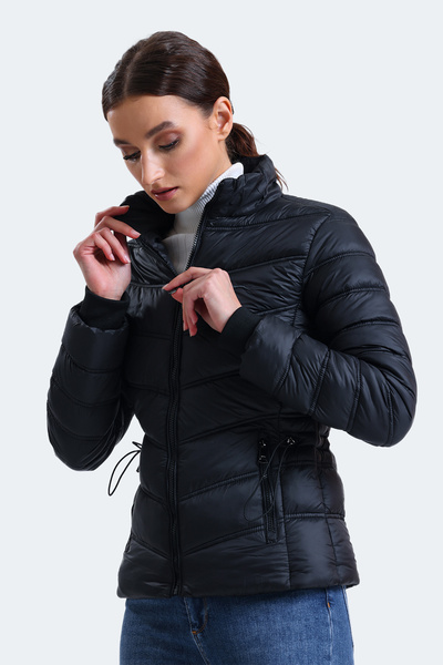 Slazenger Kadın Mont Siyah