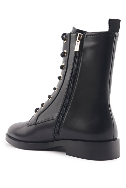 Nine West SALECIA 3PR Μαύρα Γυναικεία Flat Μποτάκια