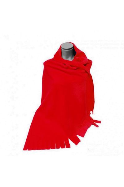 KOSTÜMCE Fleece Shawl Shoulder Shawl Red