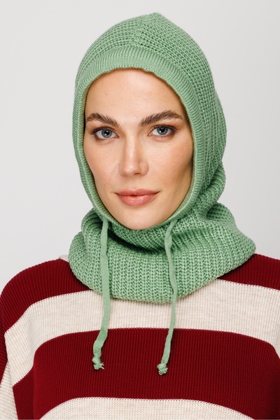 Mooncorn Mint Green Balaclava Knitwear Headboard