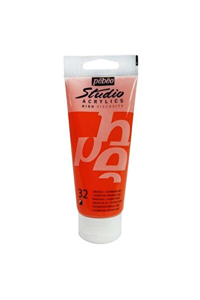 Pebeo Studio Akrilik Boya 100 ml Cadmium Orange Hue 32