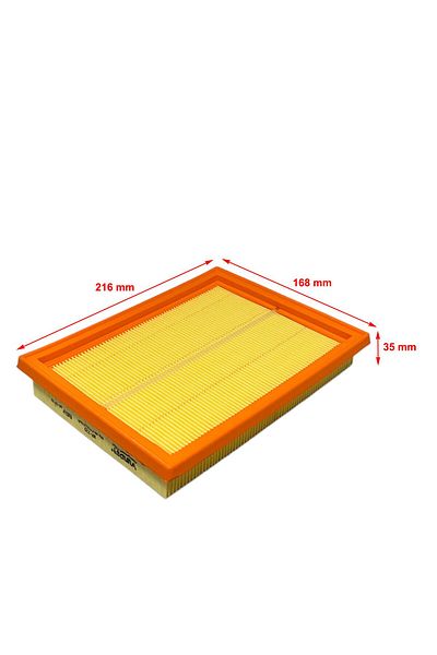 WUNDER Mini Cooper, Cooper Cabrio (R50, R52) 1.6 2001-2008 Air Filter