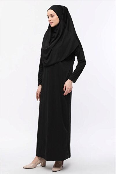 Transacoustic Siyah Tek Parça Kolay Kullanımlı Kendiliğinden Başörtülü Namaz ...