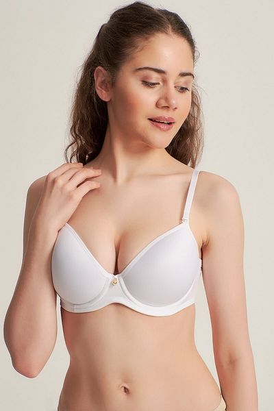 Pemilo Sutien micro pentru femei 9171010 Fealty necăptușit, fără suport, alb