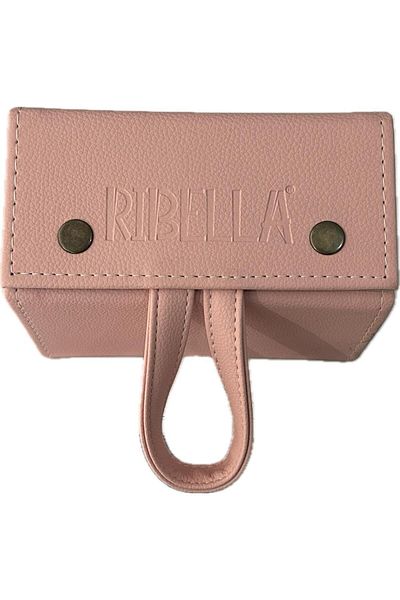 Ribella Handmade 5-Piece Leather Sunglasses Case Travel Bag Powder
