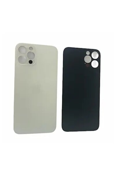 OEM iPhone 12 Pro Arka Pil Kapağı (Cam) Beyaz