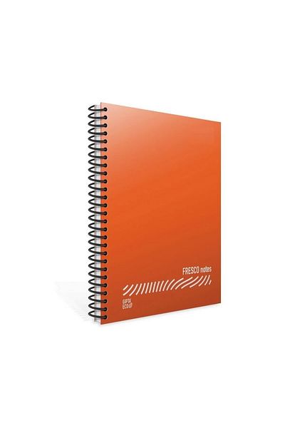 tüftürük Gıpta Fresco A4 120 Sheets Plastic Cover Spiral Notebook (4931) Lined