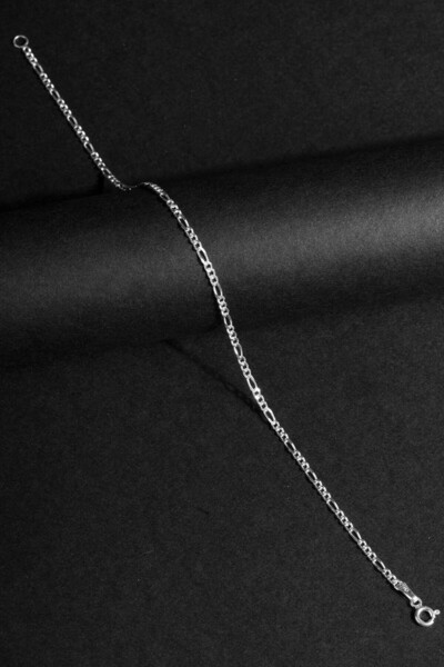 Takıdepo Figaro Model Gümüş 2,20 Mm Genişlik Bileklik