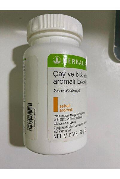 Herbalife şeftali aromalı 50 gr çay