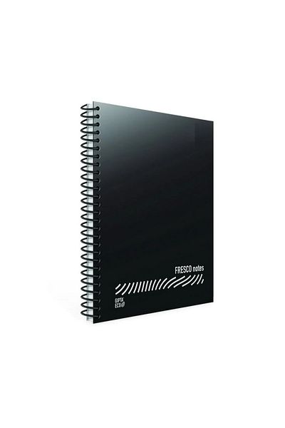 tüftürük Gıpta Fresco A4 120 Sheets Plastic Cover Spiral Notebook (4931) Checkered