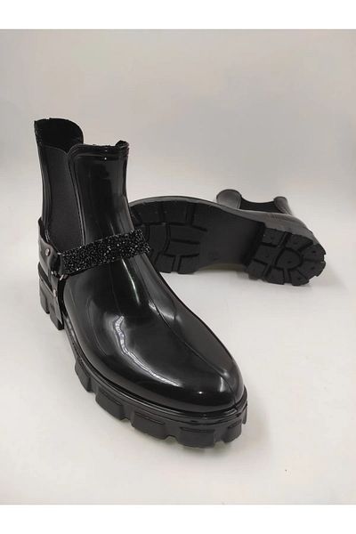 AKINAL Pınar Black Rain Boots