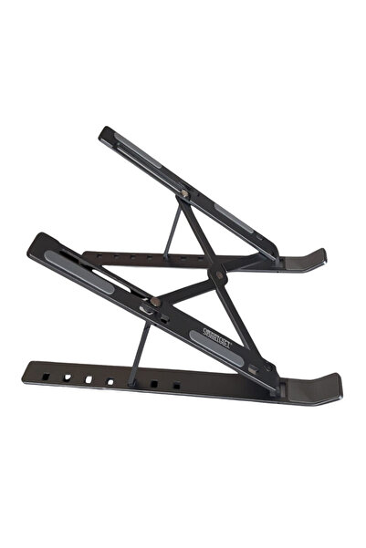 SMARTGIFT Ayarlı Dizüstü Laptop Standı Macbook Notebook Yükseltici Tutucu (Gri)