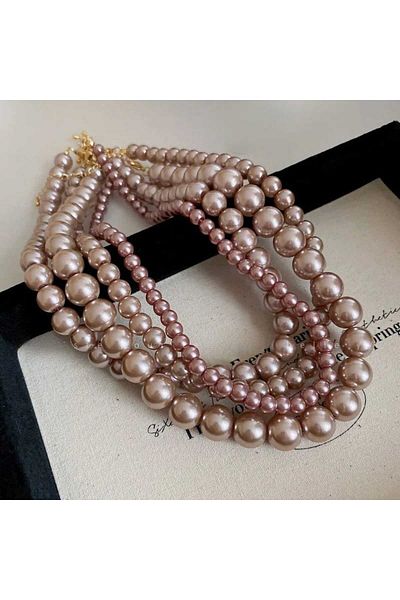 İPAR AKSESUAR 4" BAROQUE PEARL NECKLACE