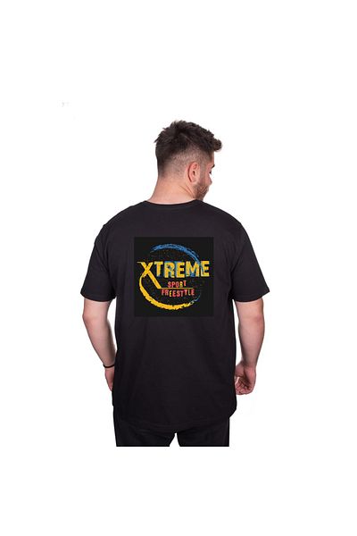 MarkaTurko Tricou din bumbac pieptănat cu design special Scate 8