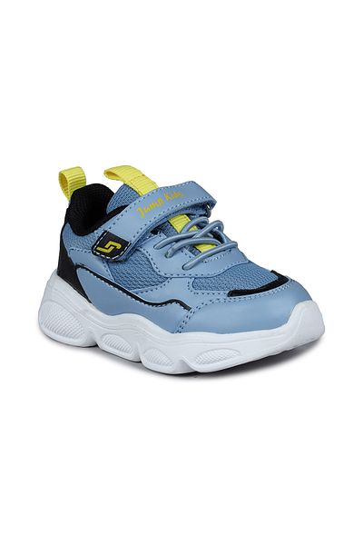 Jump 28122 Velcro Albastru - Negru Pantofi unisex pentru copii Pantofi sport confortabili de zi cu zi