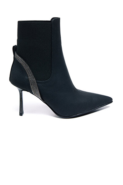 Bestello Cizme cu toc cu talpă Neolite cu vârf ascuțit cu piatră 281-139 Cizm...