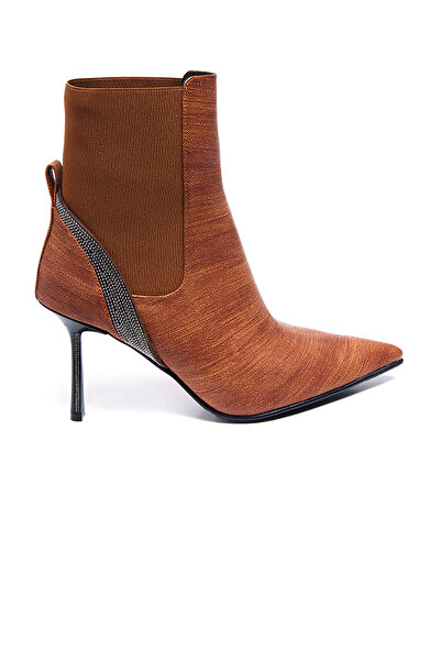 Bestello Γυναικείες μπότες με τακούνι με πέτρινη μύτη 281-139