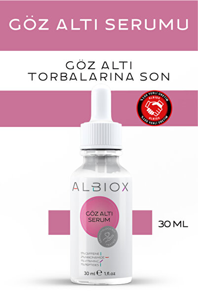 Göz Altı Torbalarına Karşı Serum(caffeine + Niacinamide + Vitamin C + Peptides)30 Ml
