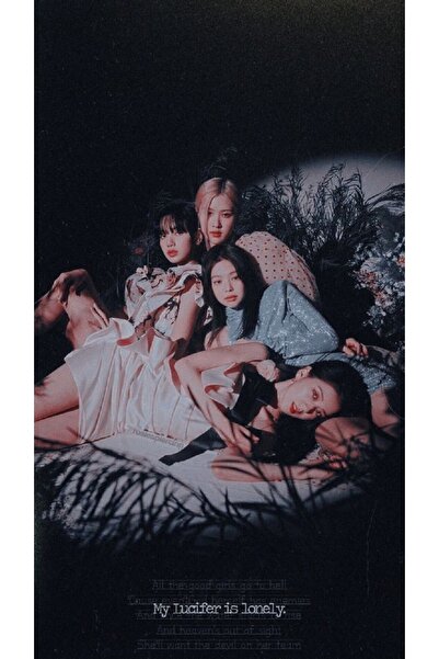 512 STORE Blackpink Poster 30x40 Çerçevesiz Kpop - My Lucifer is Lonely