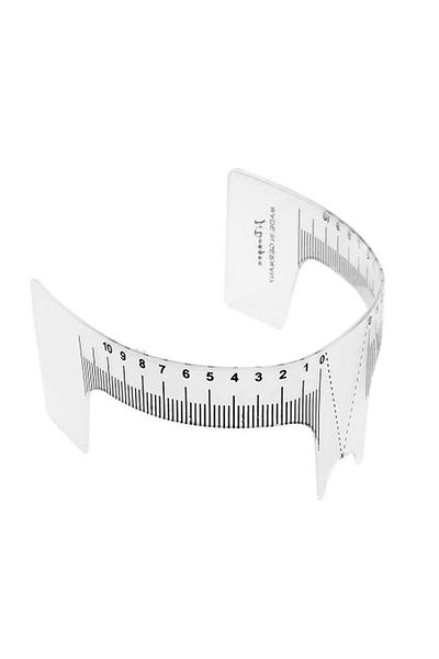 adanil Microblading Permanent Makeup Plastic Eyebrow Measuring Ruler
