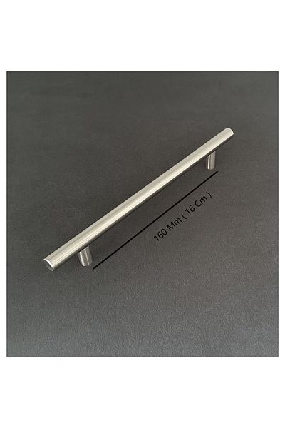 KOLDOOR Helen Stainless Inox TV Unit Cloakroom Bedroom Kitchen Cabinet Drawer Handle 160 Mm 1 Piece