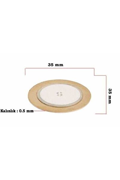 China Piezo Disk Element - 35 mm Çap