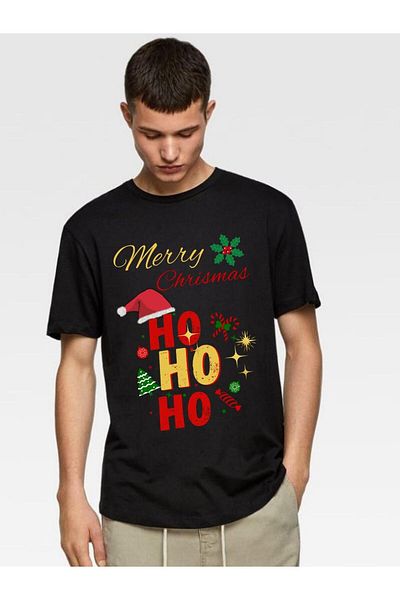 lepiska Tricou de Anul Nou, Tricou HoHoHo Craciun Fericit de Anul Nou