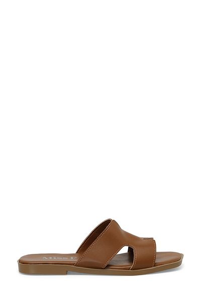 Miss F DS21046.C 4FX Tan Damen-Hausschuhe