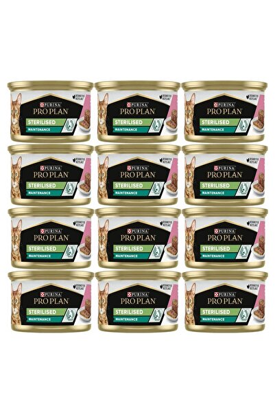 Pro Plan Pro Plan Sterilised Somonlu Kedi Konserve 85 Gr*12 Adet