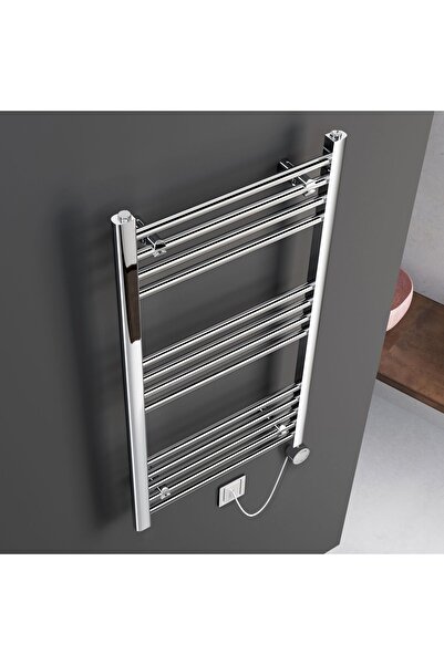 WEBER Akıllı Termostatlı Isıtıcı Krom Havlupan Alman Teknoloji 5 Yıl Garanti 400*800