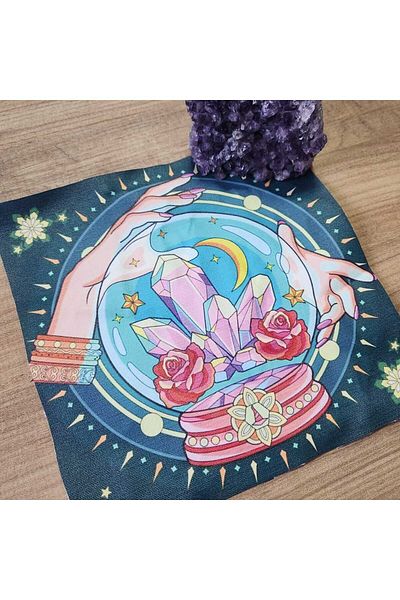 fırsatlar diyarı Tarot Altar Cloth / Tarot Cover 75x75 cm