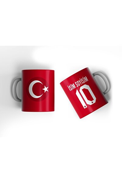 offside Kırmızı Beyaz Türkiye Forma Tasarımlı Ay Yıldız Kişiye Özel Taraftar ...