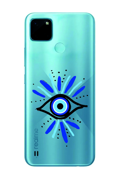 Magic Ring حافظة هاتف شفافة متوافقة مع Realme C21Y/C25Y