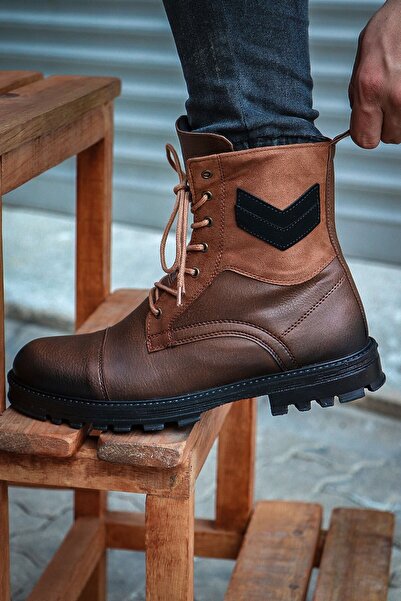 Vojo Ανδρικές μπότες C7 Άνετη ζεστή επένδυση με αντιολισθητική σόλα με φερμουάρ