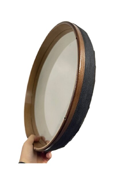 bademüzik Plastik Cam Derili Akortlu Bendir 40 cm Koyu Film