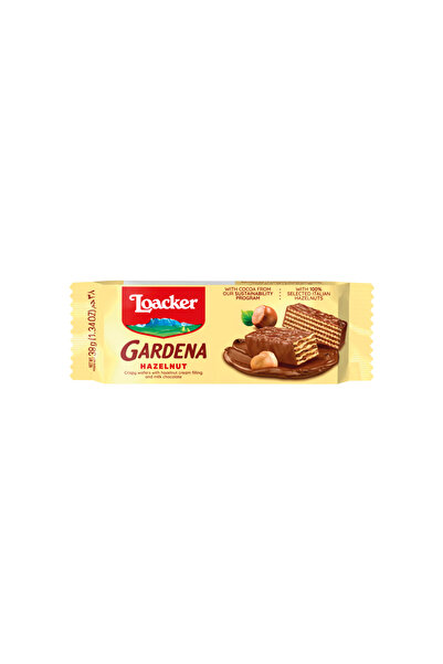 Loacker Gardena Hazelnut Enrobed Wafers, 38g