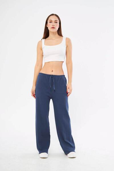 Afrali Kaşkorse Rahat Günlük Giyime Uygun Mevsimlik Pijama / Pantolon