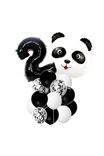 MFM Σετ μπαλόνια με φύλλο panda 2 ετών 100 cm