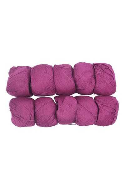 Spagettiyarn Slim Cotton 10 Pack Βιολετί Πλεκτό Νήμα