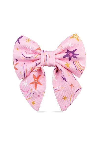 Lusi Doog Pink Female Dog Bow Tie Patterned (SIZES 3)