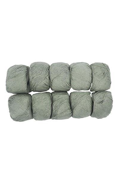 Spagettiyarn Slim Cotton 10 Pack Χακί Πλεκτό Νήμα