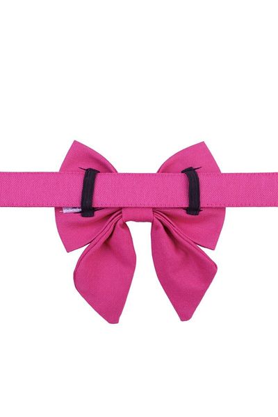Lusi Doog Pink Dog Bow Tie Special for Female Dogs (3 SIZES) - Only Bow Tie Collar Not Included