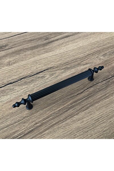 KOLDOOR Zend Mat Siyah Mobilya Dolap Mutfak Çekmece Kulpu 160 Mm 2 Adet