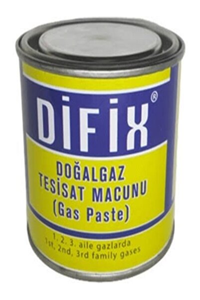 DİFİX Difix Doğalgaz Macunu Gaz Tesisat Macunu Hakwhite Ilaci 300 gr Tesisat ...