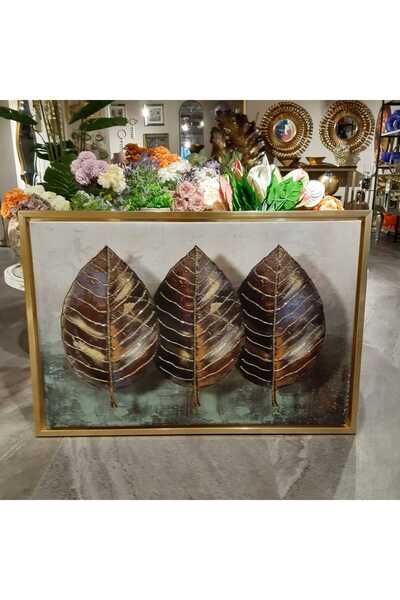 60cmx90cm Altın Çerçeveli Tablo