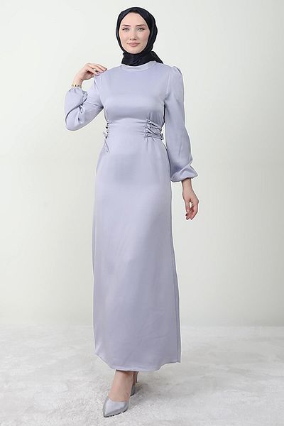 Giza Giyim Sahra Hijab Φόρεμα Γκρι