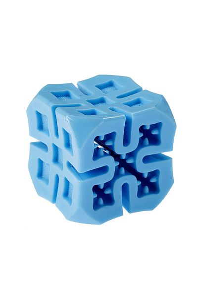 Gimdog Cube Shaped Dog Treat Toy Blue