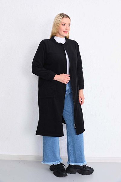 Kardelen Butik Ümraniye Polar Tunic Black Araboy Cap